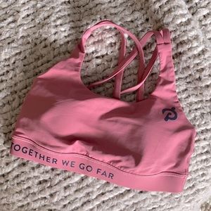 New Lululemon X Peloton Cherry Tint Bra Size 4